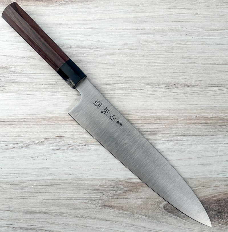 洋出刃210ｍｍ ZDP189 sukenari-zdp189-hairline-gyuto
