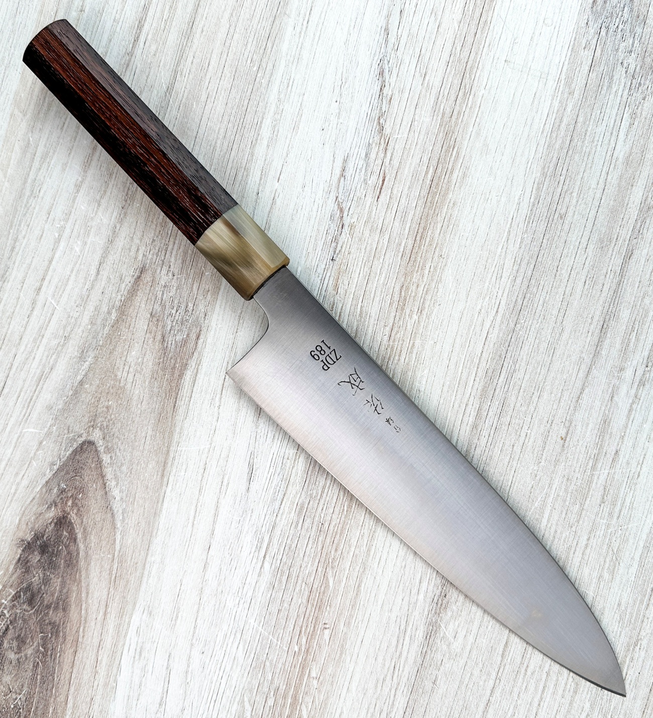 Sukenari ZDP189 Hairline Gyuto 210mm