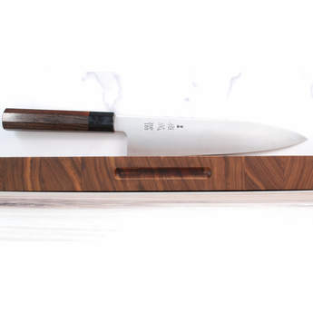 Sukenari ZDP189 Hairline Gyuto 240mm - Cracked Ferrule