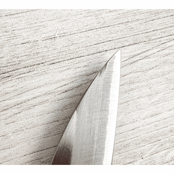 Tabata Blue #2 Petty 110mm - Dent near the Tip of the Blade