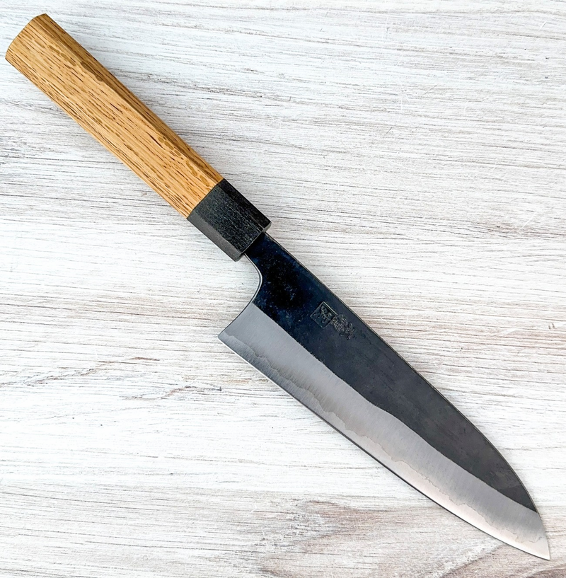 Tabata Kurouchi Blue #2 Santoku 170mm|Tanegashima