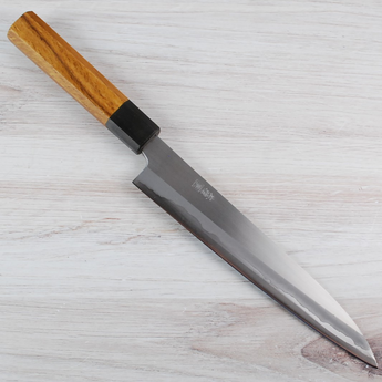 Tabata Blue #2 Sujihiki 210mm - Crooked Handle