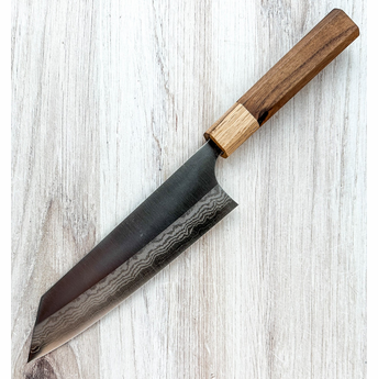 Taguchi Ginsan Damascus Bunka 180mm
