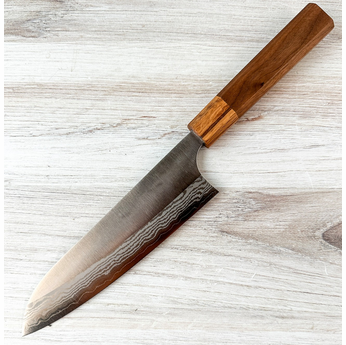 Taguchi Ginsan Damascus Santoku 180mm