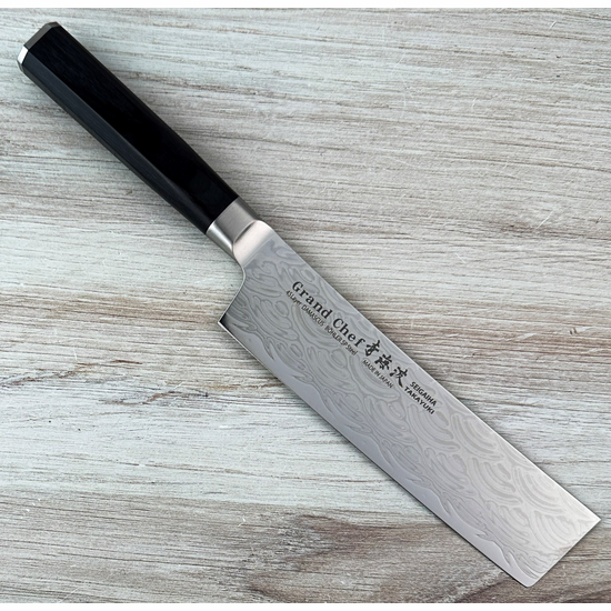 Takayuki Grand Chef Seigaiha Nakiri 160mm