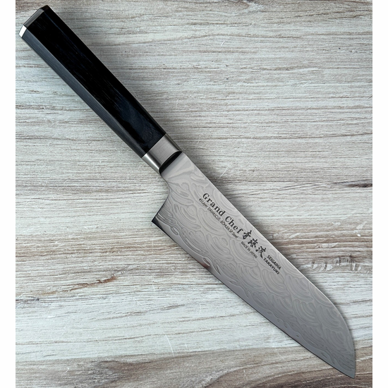 Takayuki Grand Chef Seigaiha Santoku 180mm