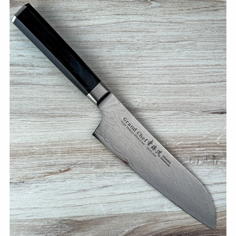 Takayuki Grand Chef Seigaiha Santoku 180mm