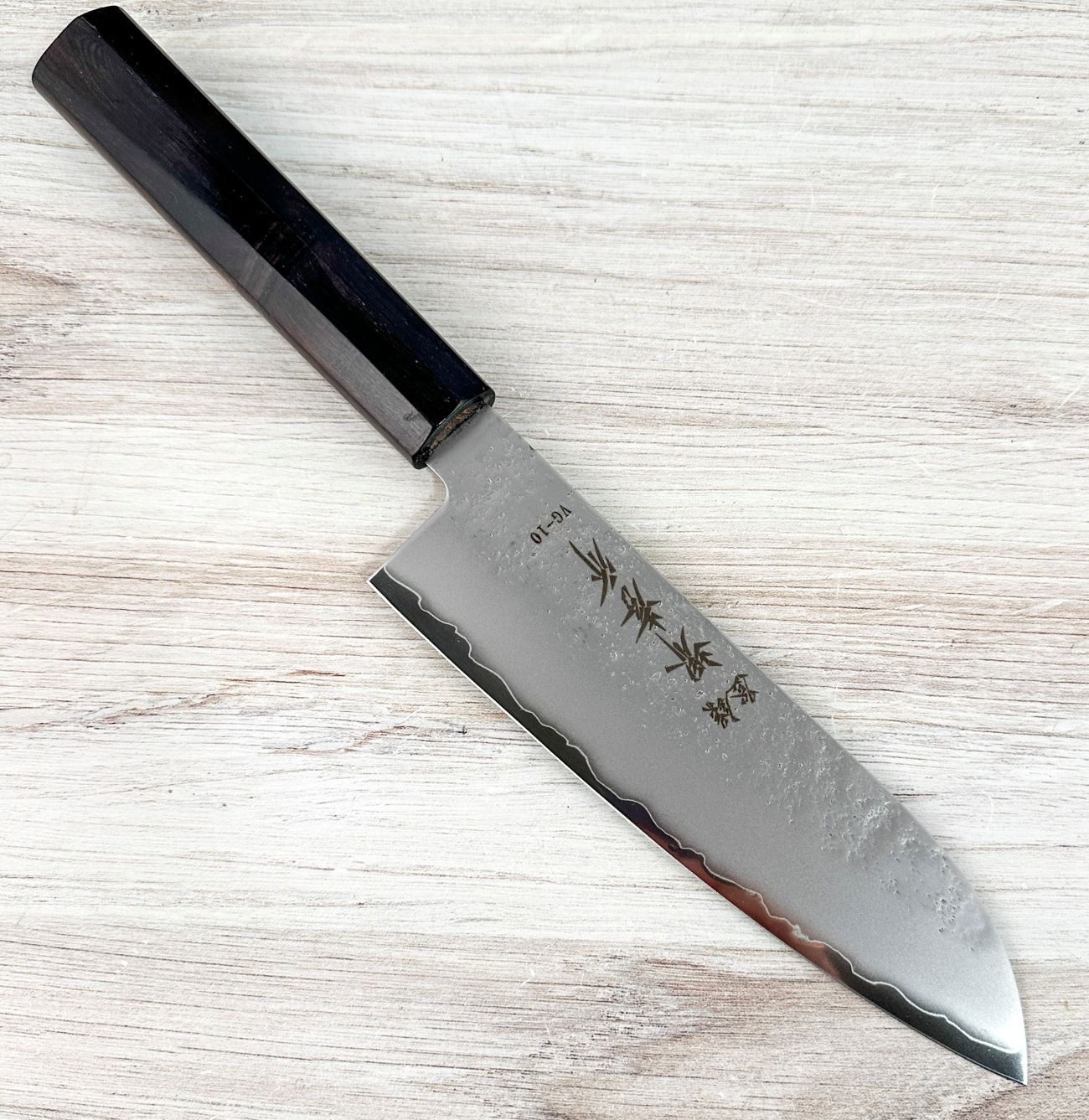 Takayuki VG10 Nashiji Santoku 170mm â”‚ Chef Knives To Go