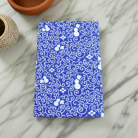 Tenugui Towel: Blue Swirl