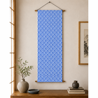Tenugui Towel: Blue Waves