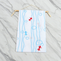 Visit Tenugui Towel: Bubble Fish
