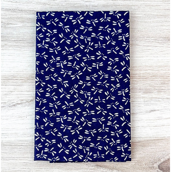Tenugui Towel: Dragonflies on Navy