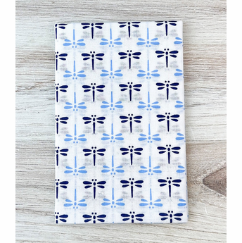Tenugui Towel: Dragonflies on White