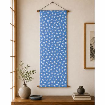 Tenugui Towel: Goldfish on Blue