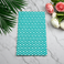 Tenugui Towel: Green Hexagon