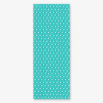 Tenugui Towel: Green Hexagon