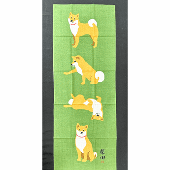 Tenugui Towel: Shiba Dog