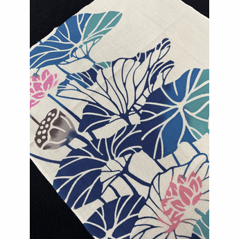 Tenugui Towel: Lotus Flower