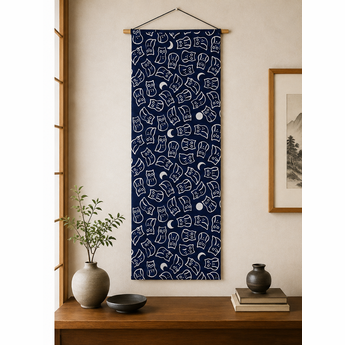 Tenugui Towel: Night Owls