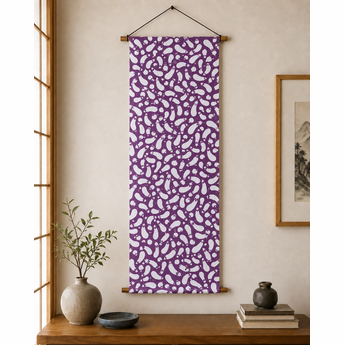 Tenugui Towel: Purple Eggplant