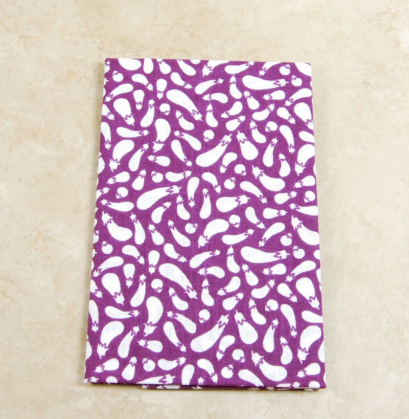 Tenugui Towel Purple Eggplant