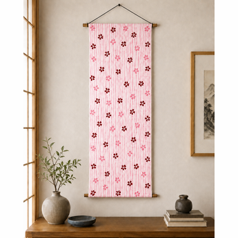 Tenugui Towel: Stripe Sakura