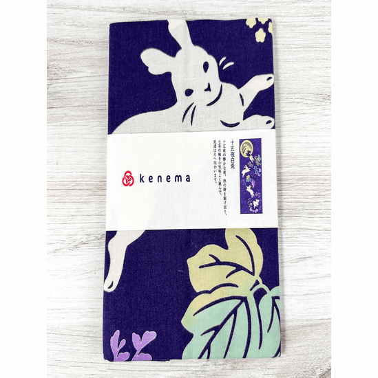 Tenugui Towel: White Rabbit
