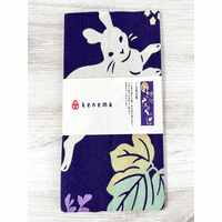 Visit Tenugui Towel: White Rabbit