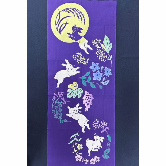 Tenugui Towel: White Rabbit