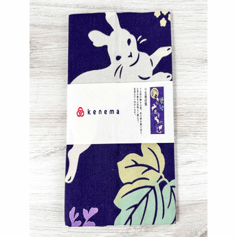 Tenugui Towel: White Rabbit