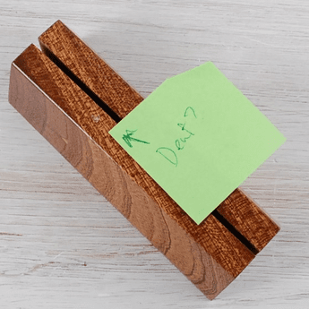 Tiger Wood Cleaver Stand - Small Dent