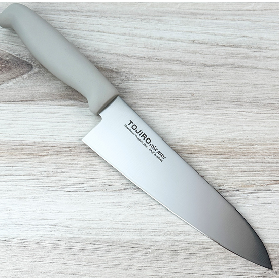 TOJIRO Color Chef Knife 180mm White