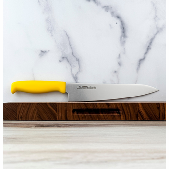 TOJIRO Color Chef Knife 210mm Yellow