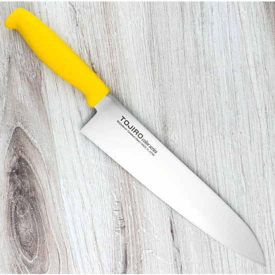 TOJIRO Color Chef Knife 240mm Yellow