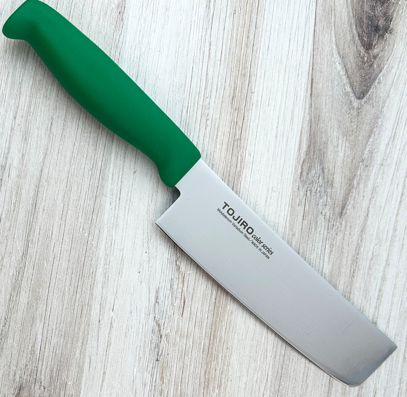 TOJIRO Color Nakiri 165mm|Green Handle|Niigata Japan