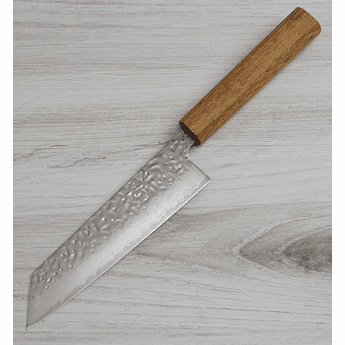 Tsunehisa AUS10 Hammered Damascus Bunka 175mm