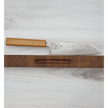 Tsunehisa AUS10 Hammered Damascus Bunka 175mm