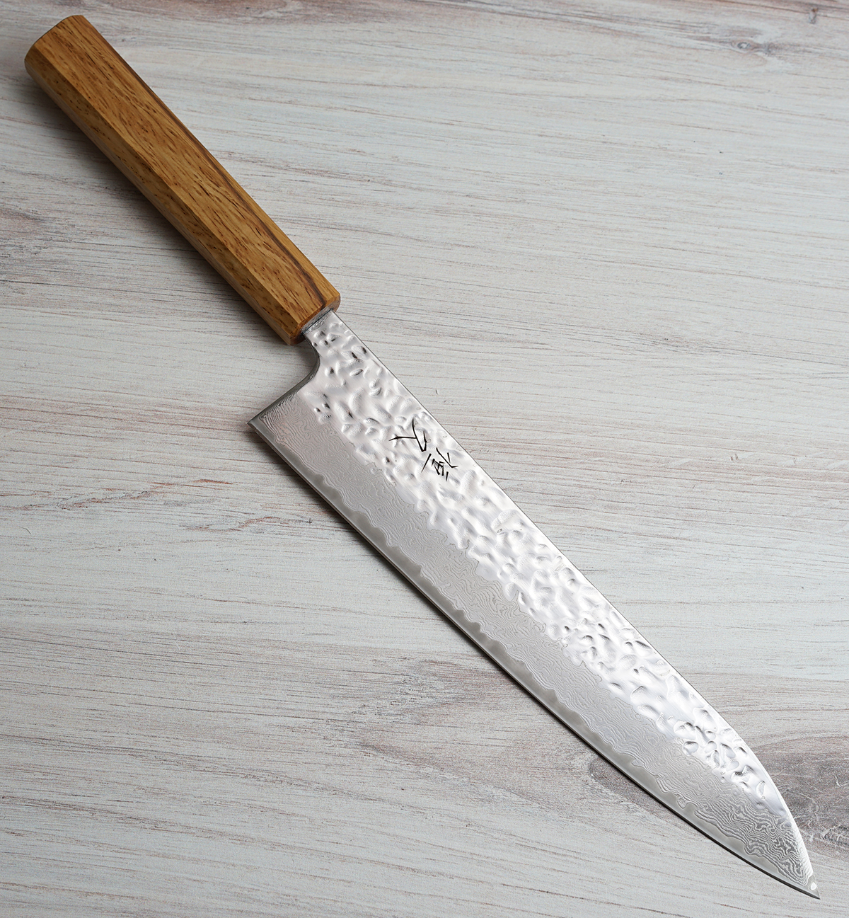 Tsunehisa AUS10 Hammered Damascus Gyuto 240mm