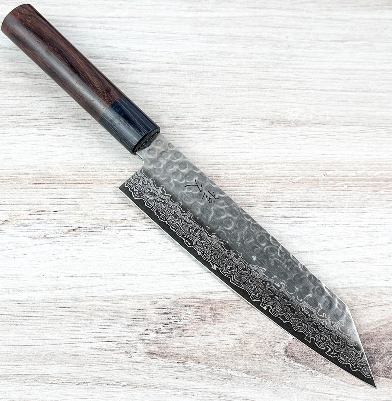 Tsunehisa VG10 Hammered Damascus Bunka 185mm|Tosa