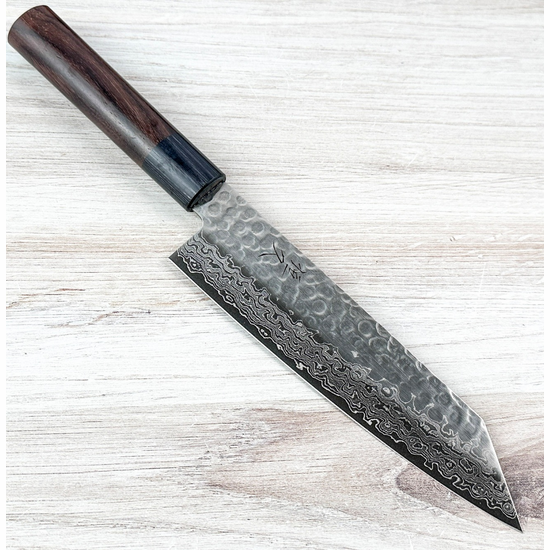 Tsunehisa VG10 Hammered Damascus Bunka 185mm
