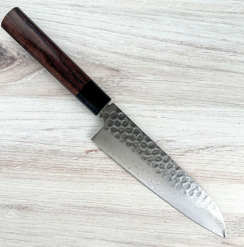 Tsunehisa VG10 Damascus Santoku 185mm|CKTG