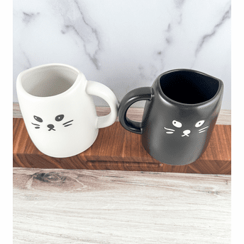 Two Cats Mug Set