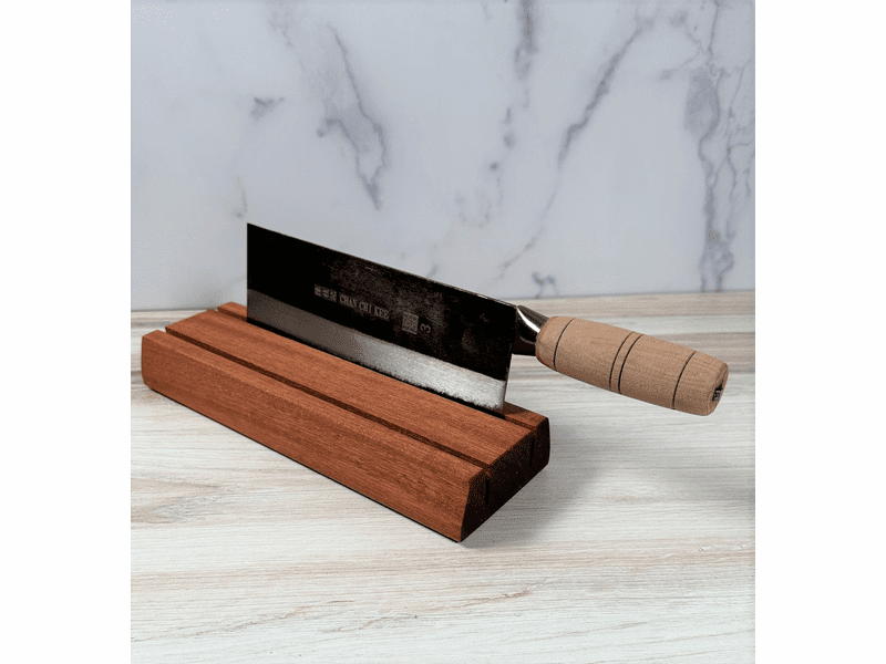 Two Slot Cleaver Knife Stand