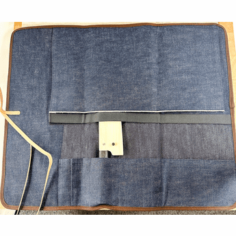 West Japan Denim Knife Roll