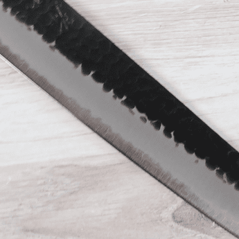 Yahiko AS Kuro Tsuchime Kiritsuke 210mm - Minor Scratches on the Blade