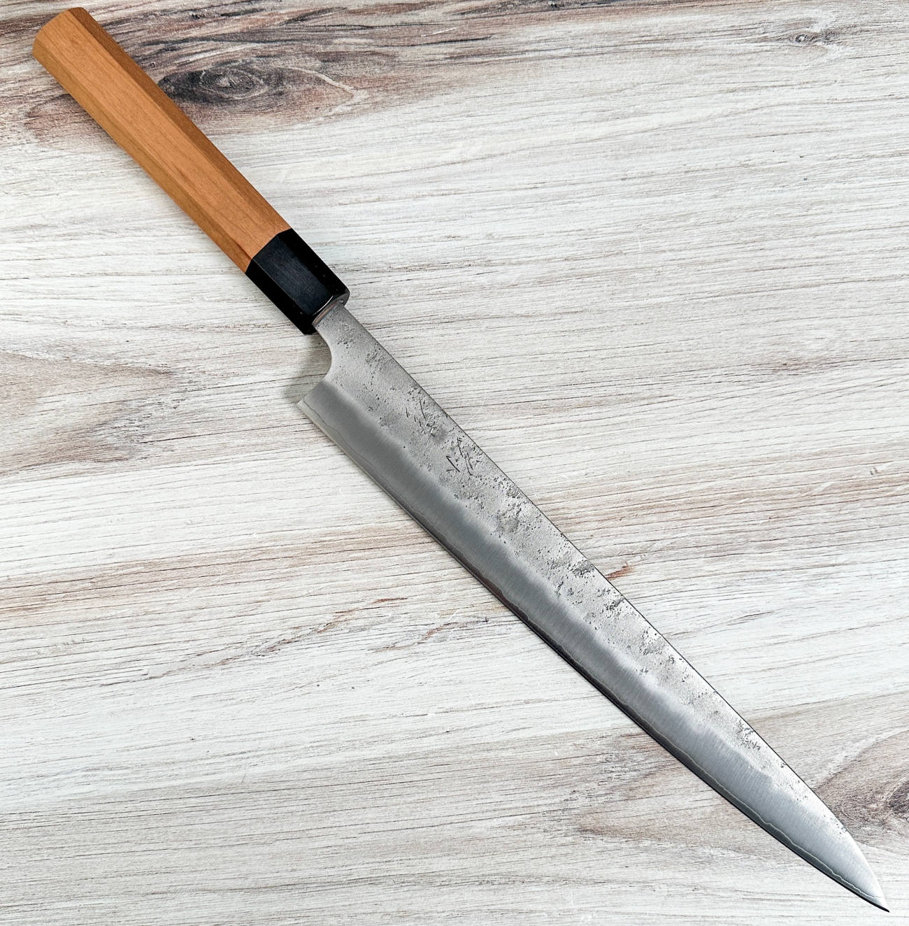 Yahiko Ginsan Nashiji Hand Engraved Sujihiki 270mm