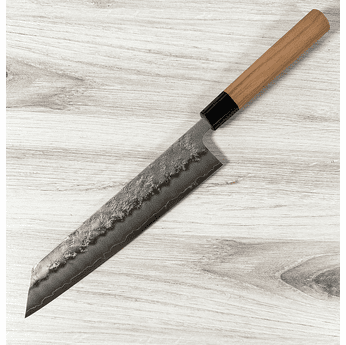 Yahiko Ginsan Nashiji Hand Engraved Kiritsuke 240mm
