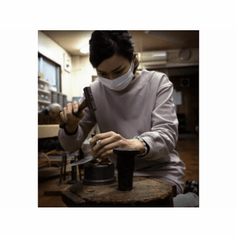 Yahiko Ginsan Nashiji Hand Engraved Nakiri 165mm 