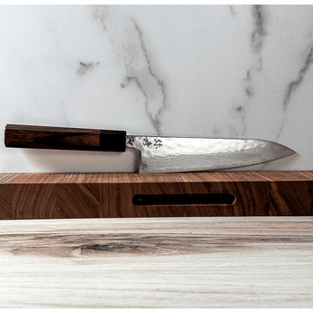 Yahiko Mirror Hammered SUS44OC Gyuto 180mm