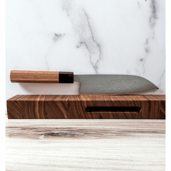 Yamashin Blue #2 Damascus Santoku 165mm